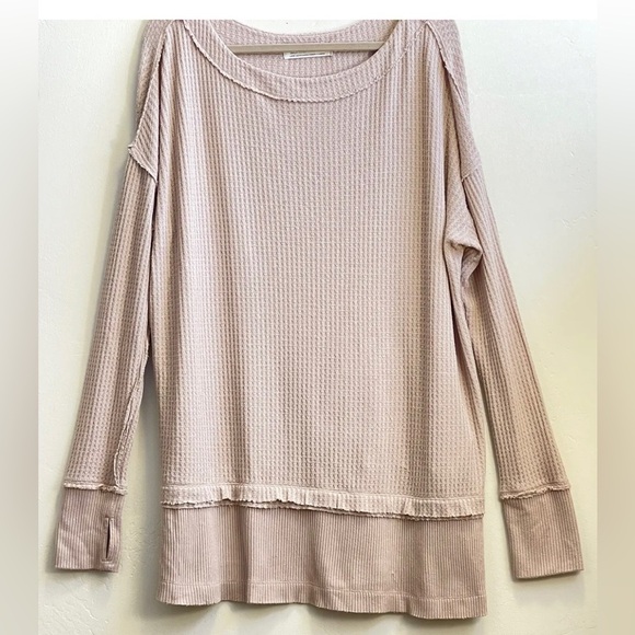 We The Free Waffle Knit Shirt Tunic Top - Picture 10 of 10